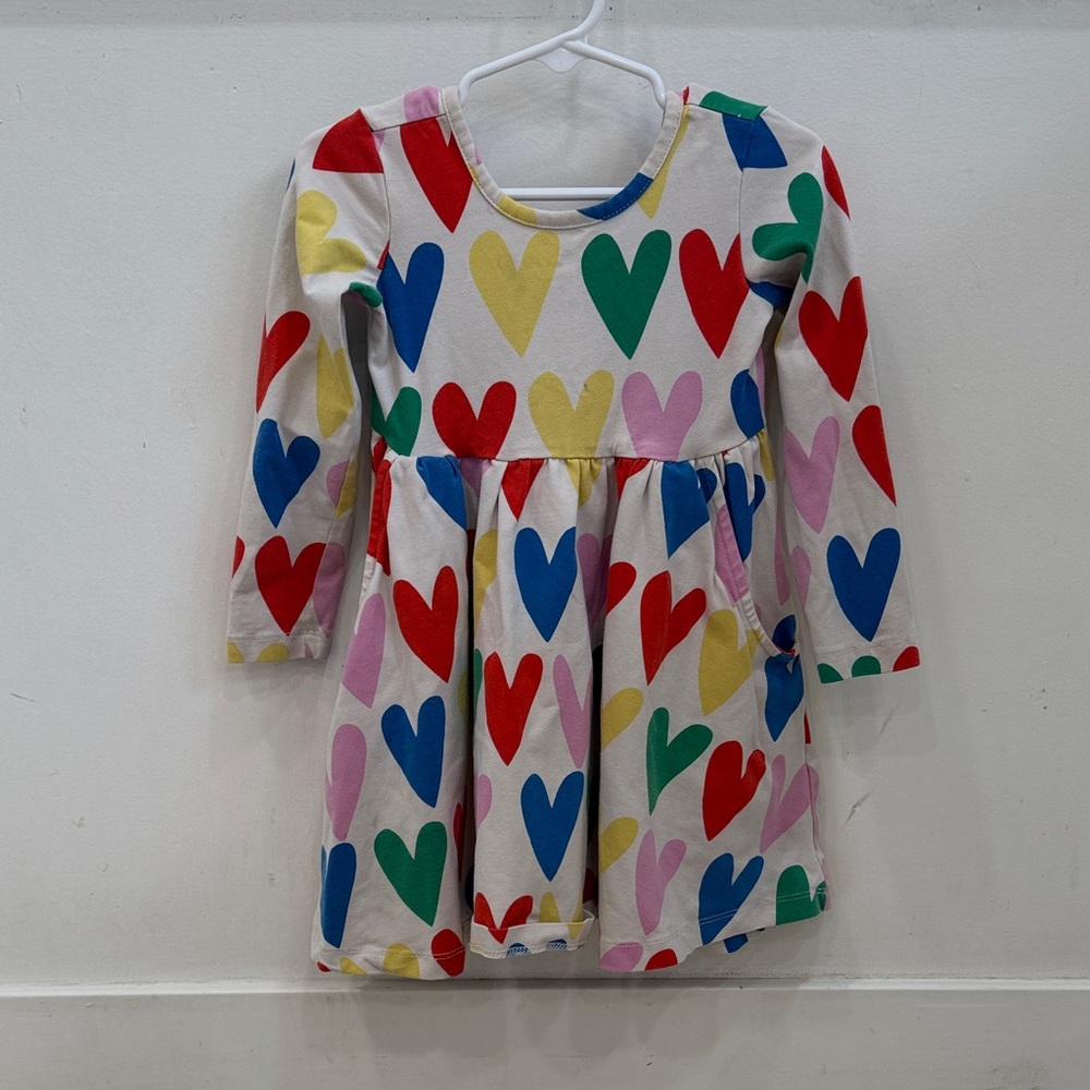Hanna Andersson Multicolor Heart Kids Dress